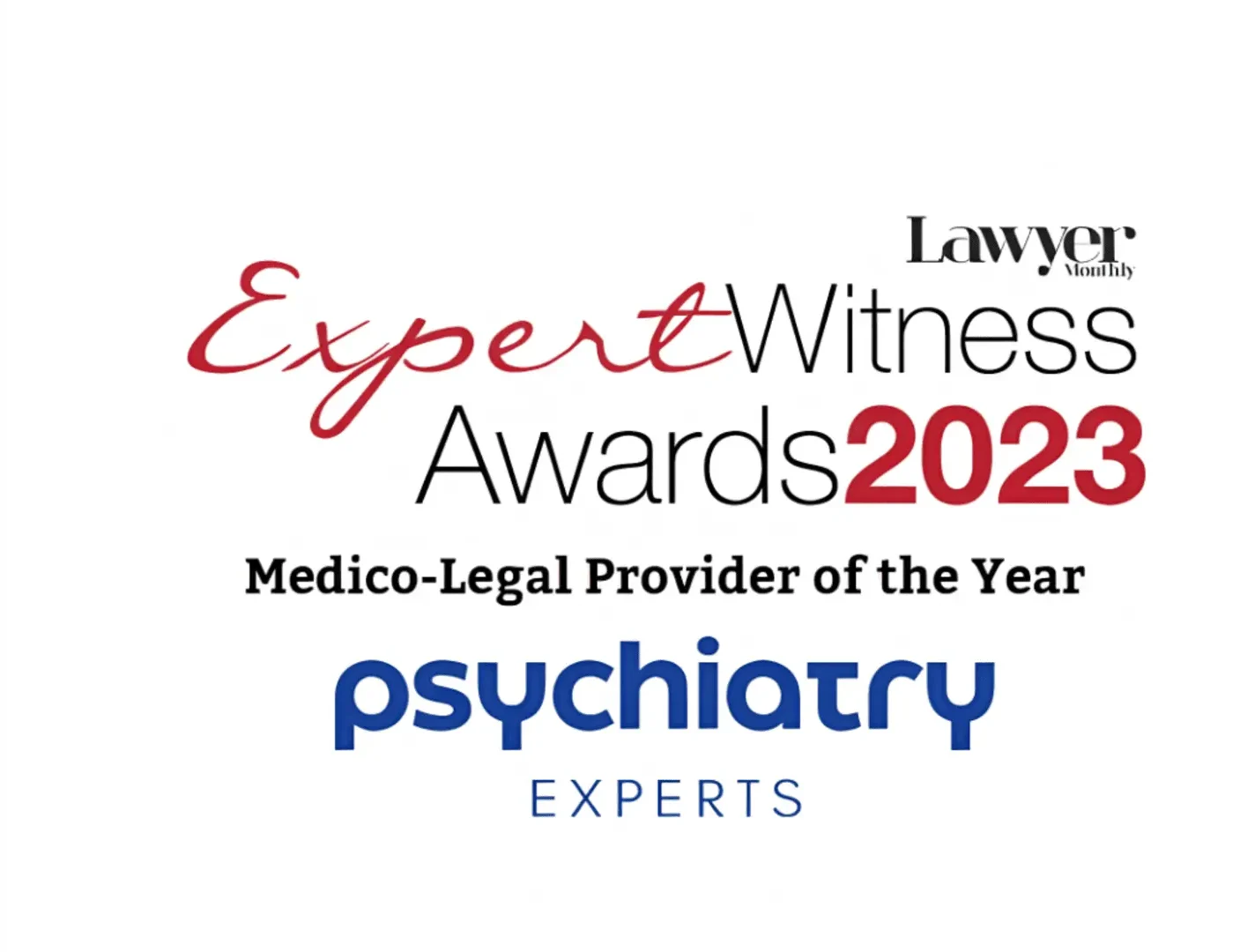 2023 medico-legal awards badge