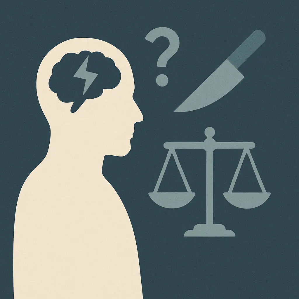 Murder case psychiatric expert witness icon